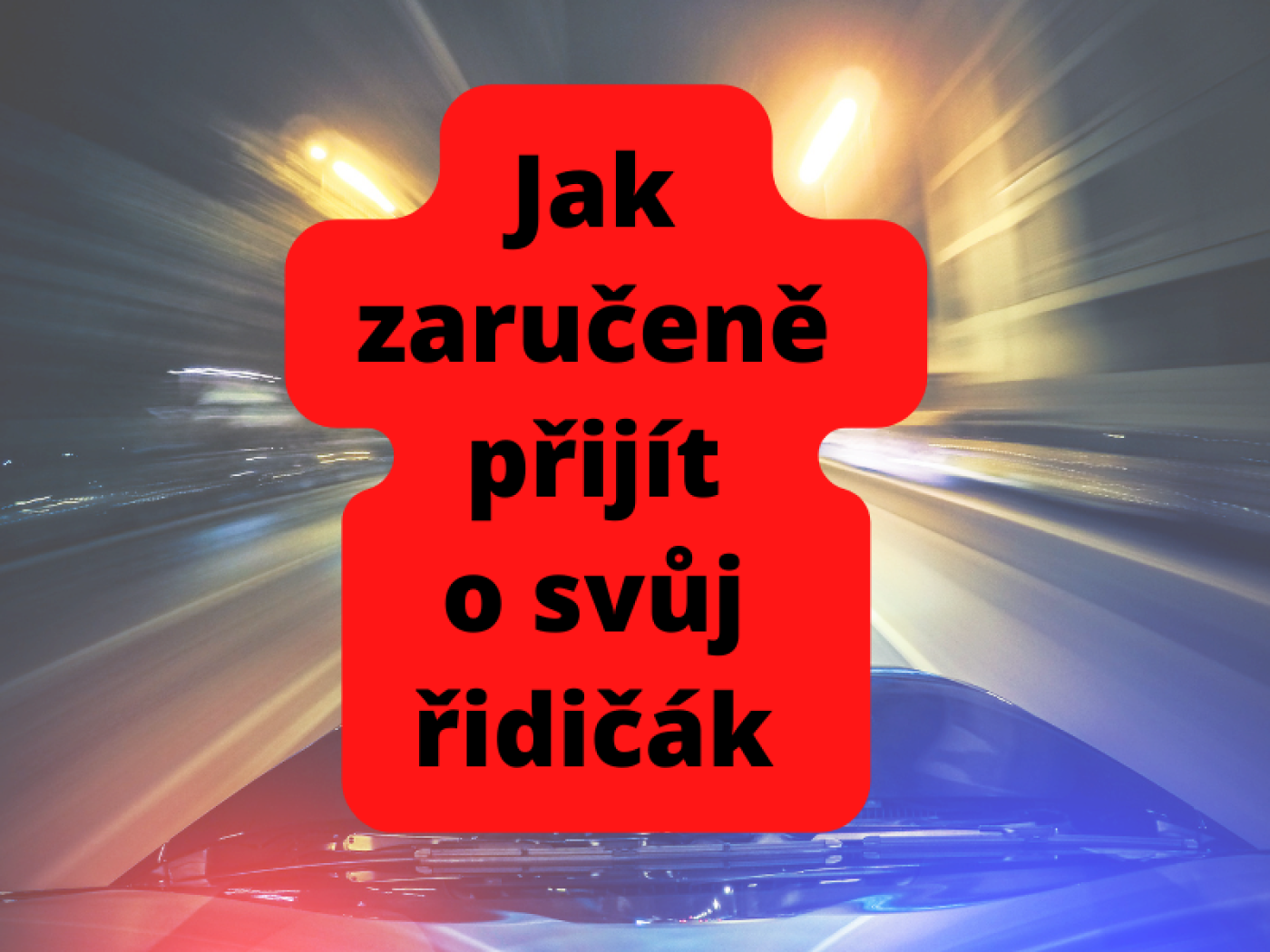 Co hrozí za jízdu bez SPZ